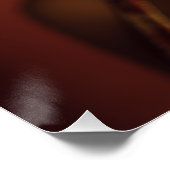 Golden Hour Melanin Beauty Headwrap Portrait ポスター (コーナー)