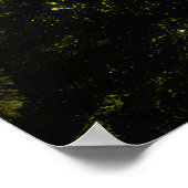 Golden Hour Misty Peaks Evergreen Forest Art ポスター (角)