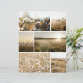 Golden hour nature Scrapbook paper for cutouts (スタンド正面)