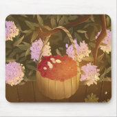 Golden Hour Raspberry Basket Mouse Pad マウスパッド (正面)