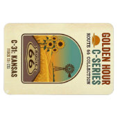 Golden Hour Route 66 C-Series | Kansas マグネット (横)