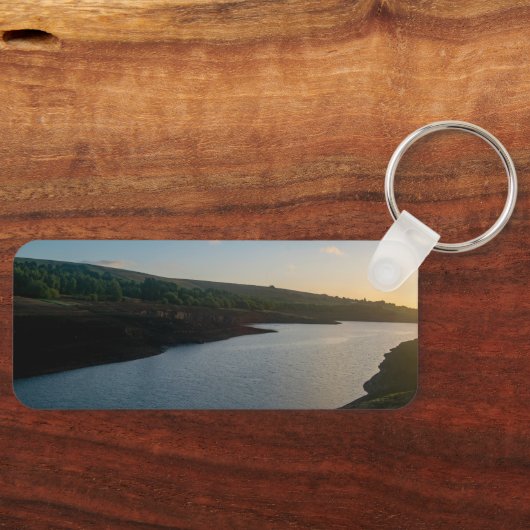 Golden Hour Serenity at Baitings Reservoir キーホルダー (正面)