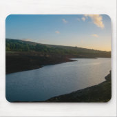Golden Hour Serenity at Baitings Reservoir マウスパッド (正面)