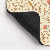 Golden Hour Study | Retro Ogee Floral Mouse Pad マウスパッド (コーナー)