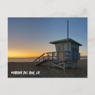 Golden Hour Sunset - Marina Del Rey, CA ポストカード