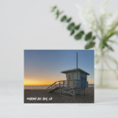 Golden Hour Sunset - Marina Del Rey, CA ポストカード (スタンド正面)