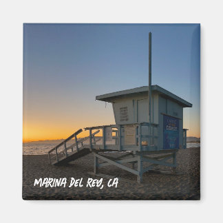 Golden Hour Sunset - Marina Del Rey, CA マグネット