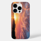 Golden Hour Sunset Sky Landscape iPhone Case Case-Mate iPhoneケース (裏面)