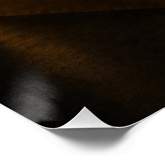 Golden Infinity Staircase Poster ポスター (コーナー)