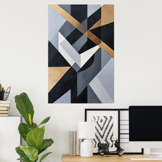 Golden Intersections ポスター (ホームオフィス)