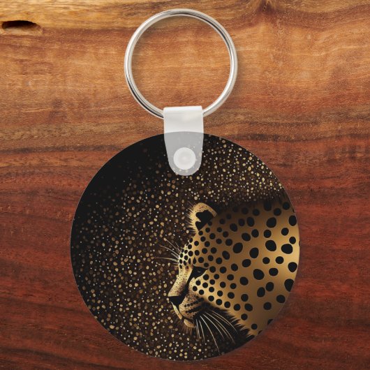 Golden Jaguar Pattern           キーホルダー (裏面)