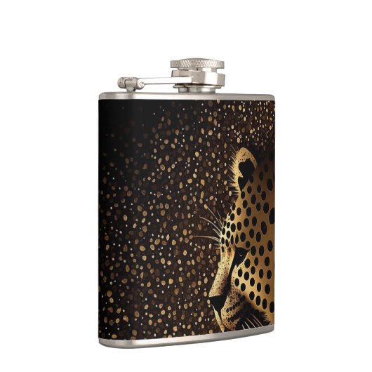 Golden Jaguar Pattern           フラスク (右)