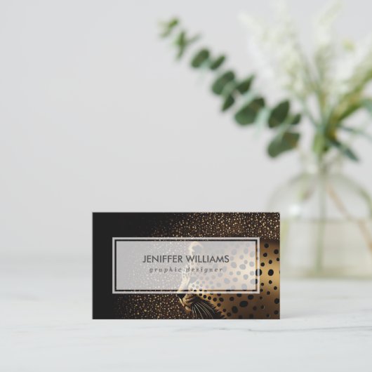 Golden Jaguar Pattern           名刺 (スタンド正面)