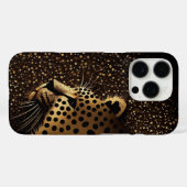 Golden Jaguar Pattern Case-Mate iPhoneケース (裏面 (横))