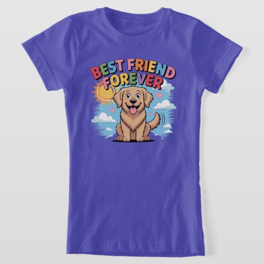 Golden Joy: The Forever Bestie Tシャツ (レイダウン)