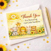 Golden Jungle Sun Appreciation Style ノートカード