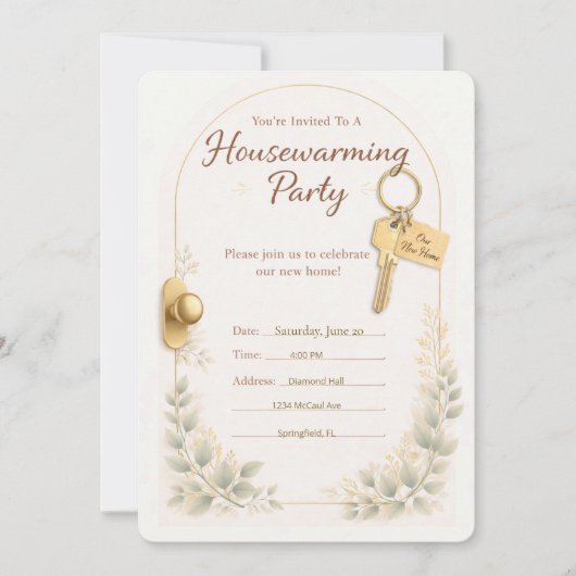 Golden Key Gathering Invitation 招待状 (正面)