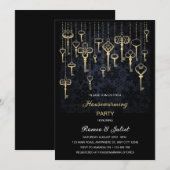 Golden Keys Homewarming Party Invitation 招待状 (正面/裏面)