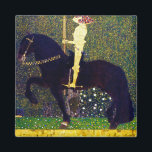 Golden Knight, Gustav Klimt マグネット<br><div class="desc">Gustav Klimt (July 14, 1862 – February 6, 1918) was an Austrian symbolist painter and one of the most prominent members of the Vienna Secession movement. Klimt is noted for his paintings, murals, sketches, and other objets d'art. In addition to his figurative works, which include allegories and portraits, he painted...</div>