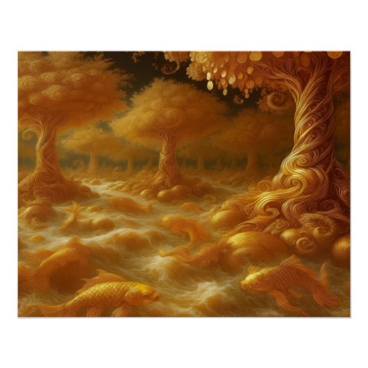 Golden Koi ポスター (正面)