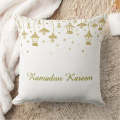 Golden Lantern Garland Pillow クッション (ブランケット)