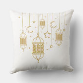 Golden Lantern Garland Pillow  クッション (裏面)