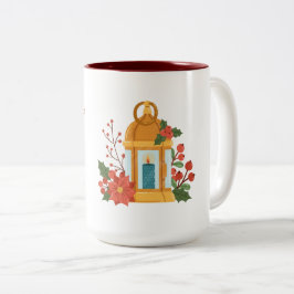 Golden Lantern Mug | Inspirational Quote Mug ツートーンマグカップ