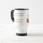 Golden Lantern Mug | Inspirational Quote Mug トラベルマグ (正面左)