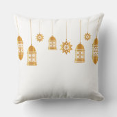 Golden Lanterns & Stars Pillow クッション (裏面)