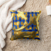 Golden Lapislazuli colours  クッション (ブランケット)