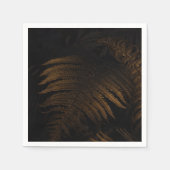 Golden leaf スタンダードカクテルナプキン (正面)