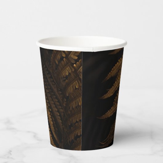 Golden leaf 紙コップ (右)