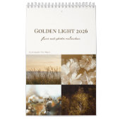 Golden Light calendar 2026 (small) カレンダー (カバー)