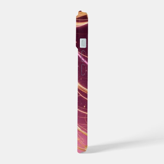 Golden Light Stream Phone Case iPhone 15ケース (左側面)