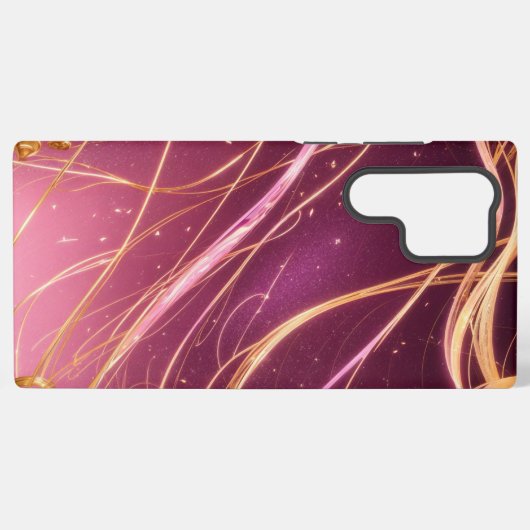 Golden Light Stream Phone Case Samsung Galaxyケース (裏面横)