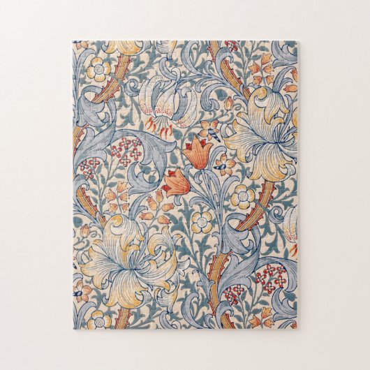 Golden Lily, William Morris ジグソーパズル (縦)
