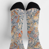 Golden Lily, William Morris ソックス (上部)