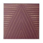 Golden Lined Triangles タイル (正面)