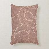 Golden lines pattern background. Luxury gold Line アクセントクッション (正面(垂直))
