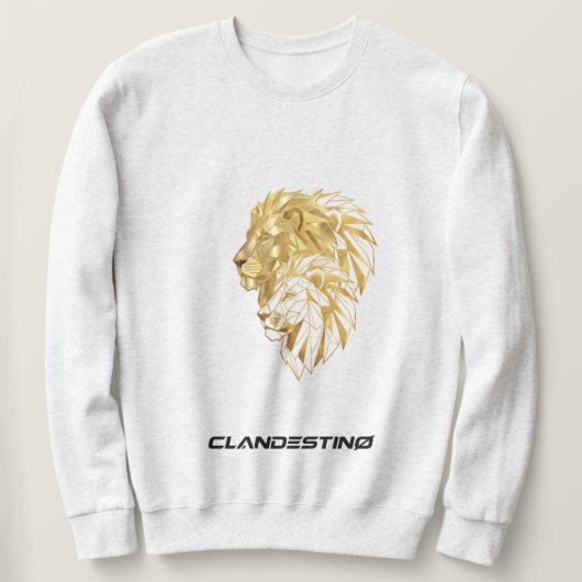 Golden Lion – Majestic Design スウェットシャツ (デザイン正面)