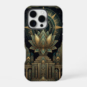 Golden Lotus Flower | iPhone 16 Pro Case iPhoneケース (裏面)