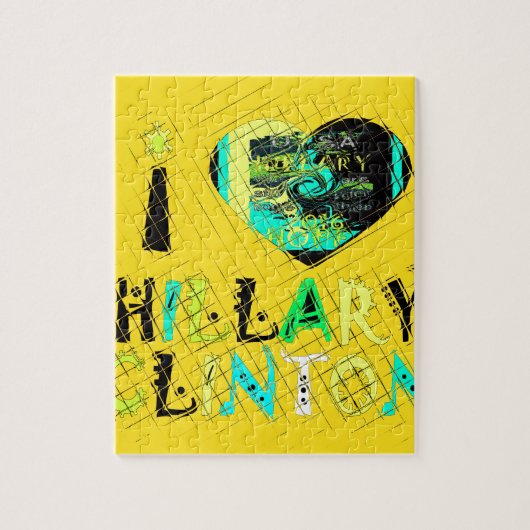Golden lovey おもしろい Amazing Hope Hillary for USA Co ジグソーパズル (縦)