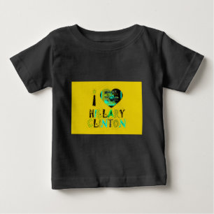 Golden lovey おもしろい Amazing Hope Hillary for USA Co ベビーTシャツ