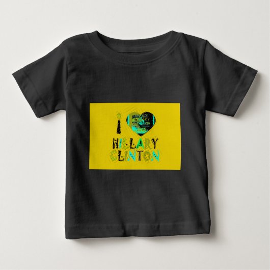 Golden lovey おもしろい Amazing Hope Hillary for USA Co ベビーTシャツ (正面)