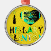 Golden lovey おもしろい Amazing Hope Hillary for USA Co メタルオーナメント (正面)