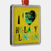 Golden lovey おもしろい Amazing Hope Hillary for USA Co メタルオーナメント (右)