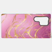 Golden Magic Ribbons Phone Case Samsung Galaxyケース (裏面横)