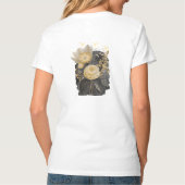 Golden Magical Floral Bouquet in Silver Frame Tシャツ (裏面)