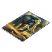 Golden Majesty Elephant Notebook ノートブック (左側)