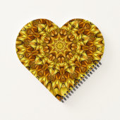 Golden Mandala Antique Abstract Design-63495 ノートブック (裏面)